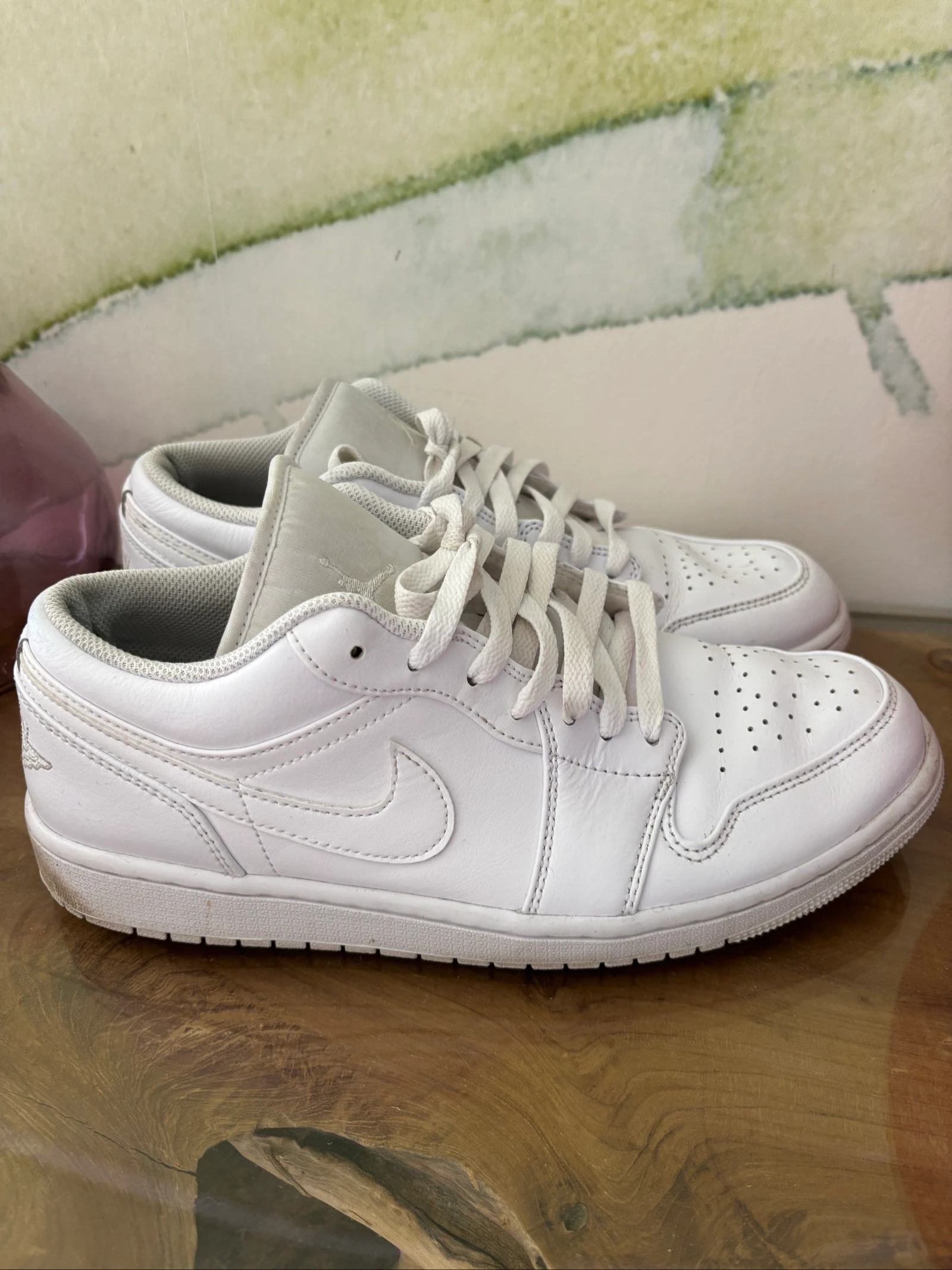 Zapatillas Nike Air Jordan 1 low blancas 43 – photo 2